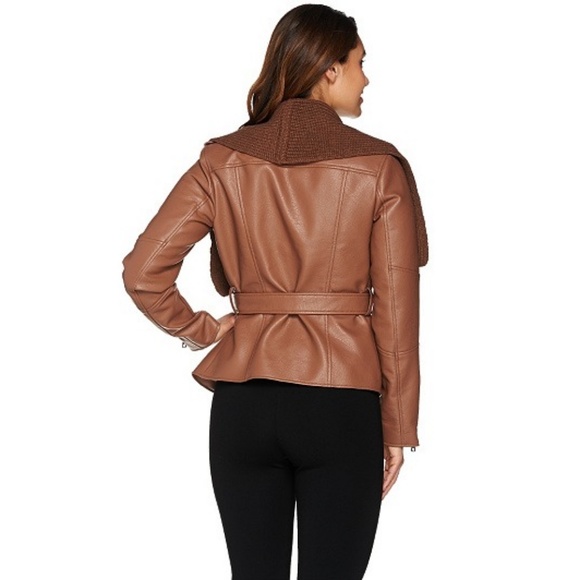 G.I.L.I. Moto Jacket W/ Sweater Cascade Front